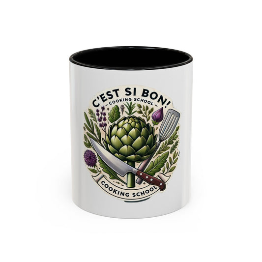 C'est Si Bon! Cooking School Accent Coffee Mug - 11oz & 15oz