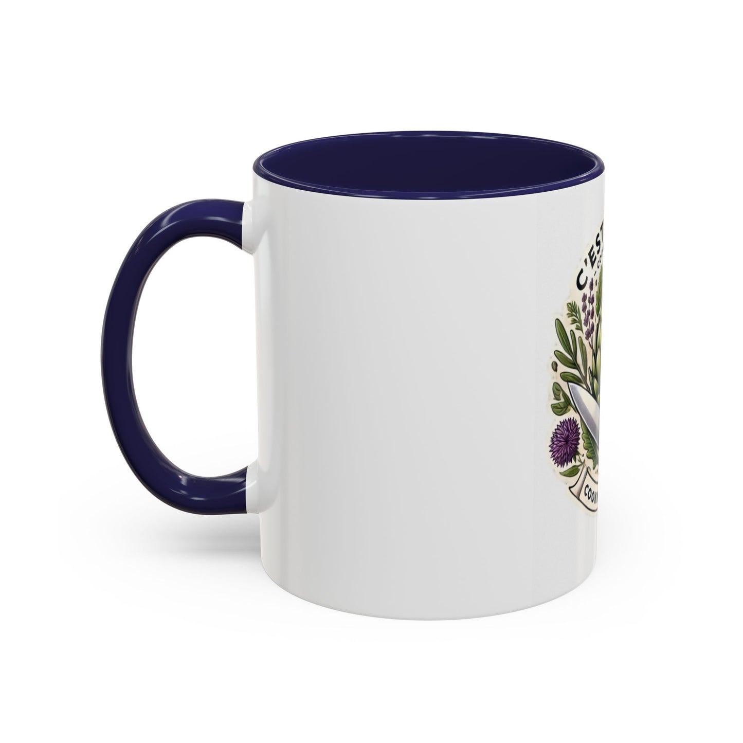 C'est Si Bon! Cooking School Accent Coffee Mug - 11oz & 15oz