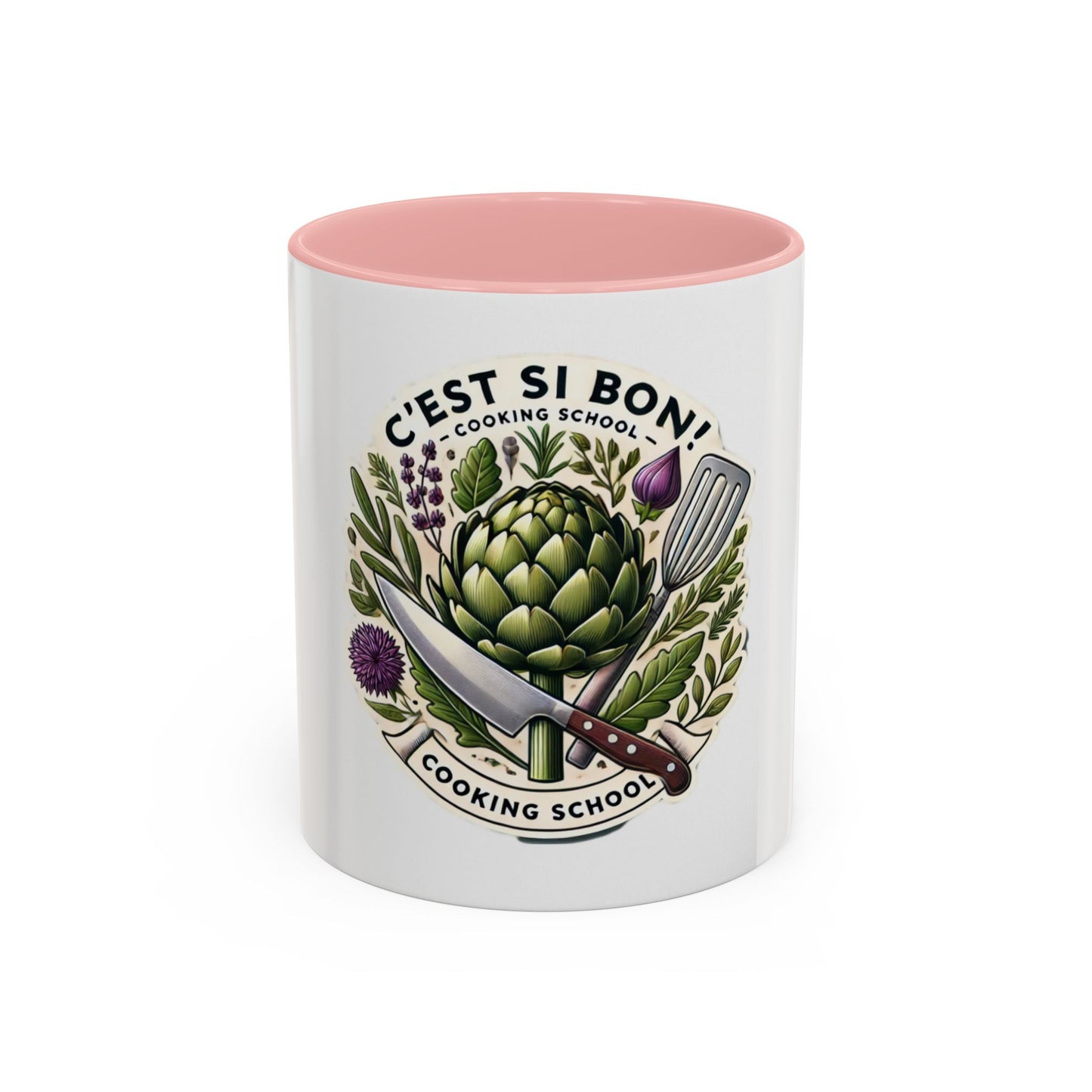 C'est Si Bon! Cooking School Accent Coffee Mug - 11oz & 15oz