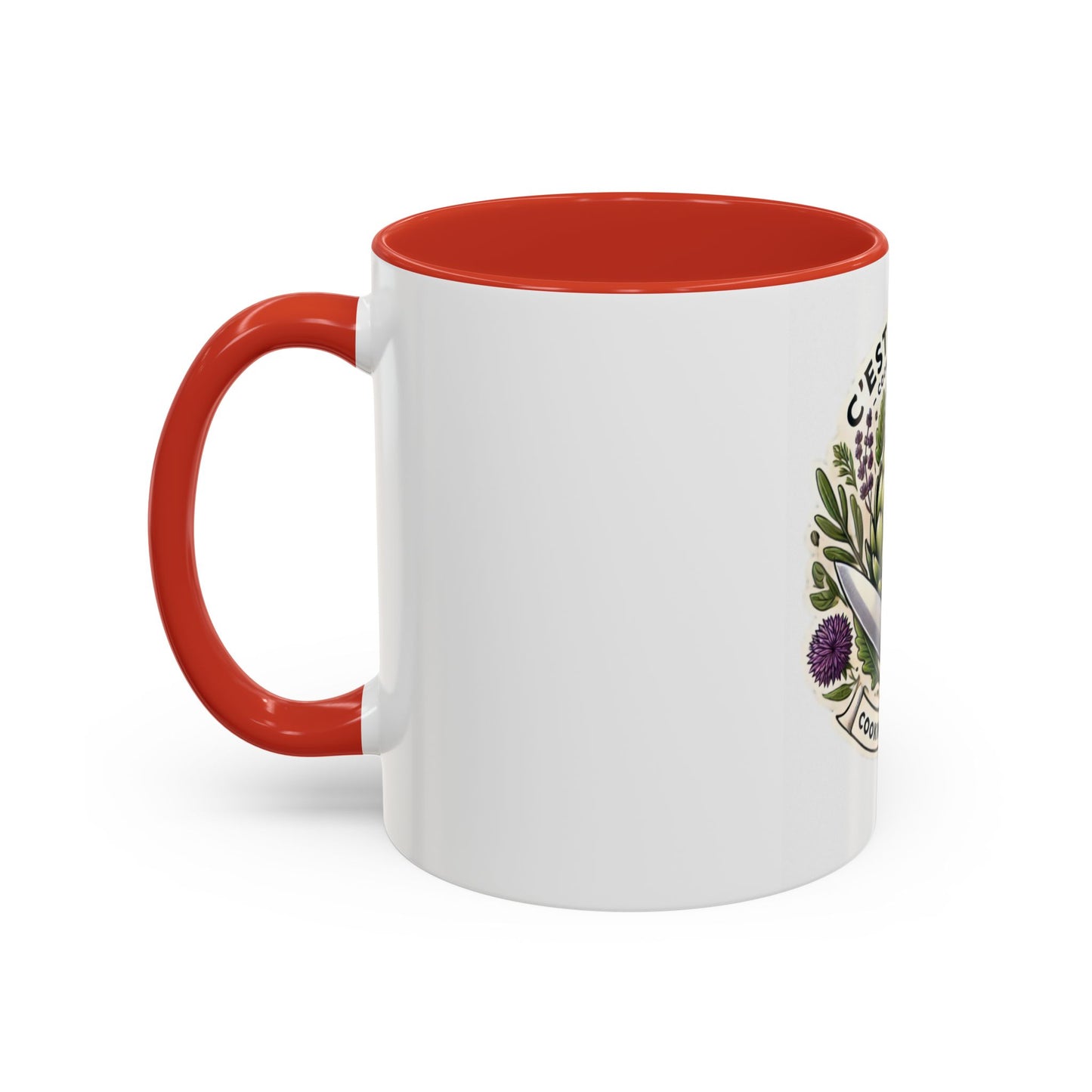 C'est Si Bon! Cooking School Accent Coffee Mug - 11oz & 15oz