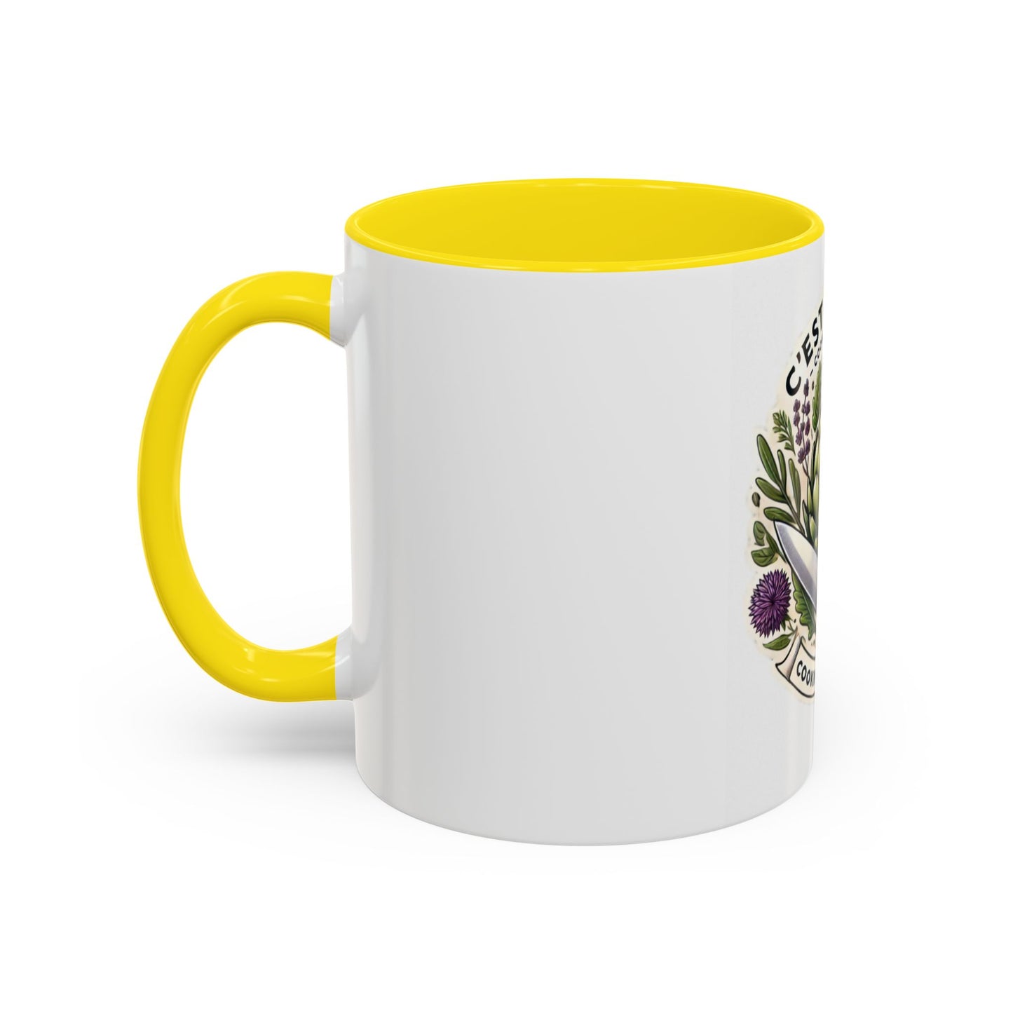 C'est Si Bon! Cooking School Accent Coffee Mug - 11oz & 15oz