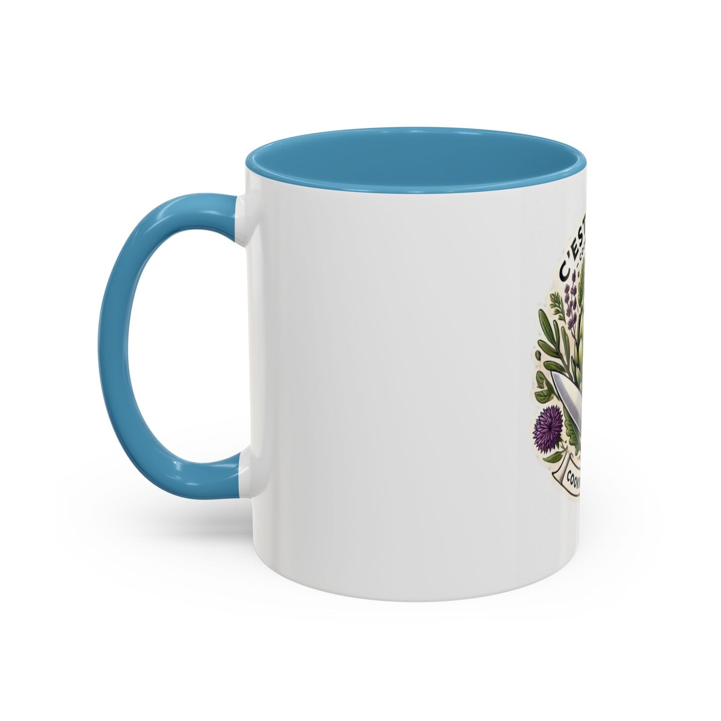 C'est Si Bon! Cooking School Accent Coffee Mug - 11oz & 15oz