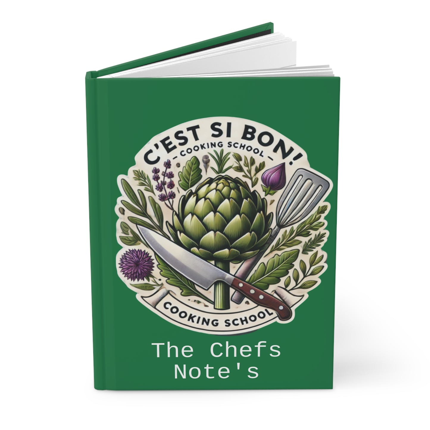 C'est si Bon! Culinary Hardcover Journal - Perfect for Cooking Enthusiasts