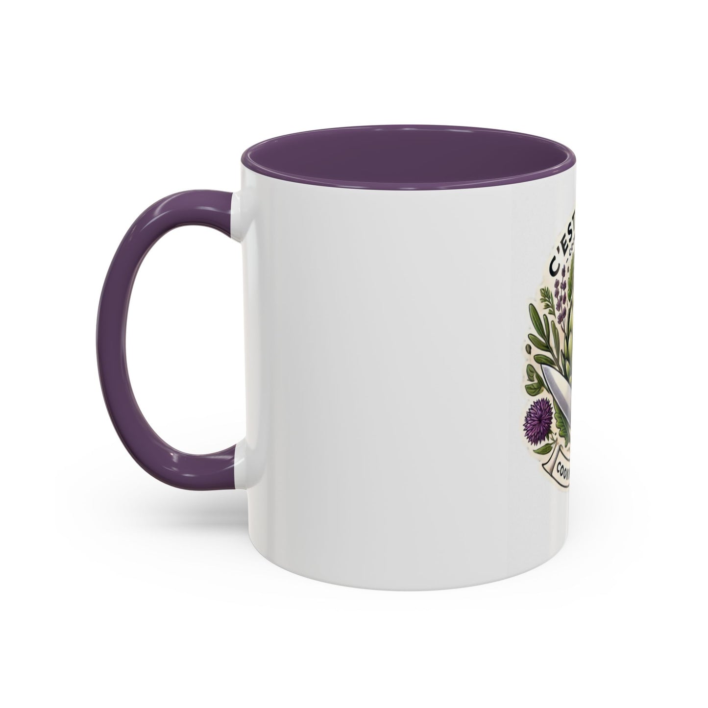 C'est Si Bon! Cooking School Accent Coffee Mug - 11oz & 15oz